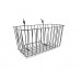12 x 6 Wire Rectangular Basket for Gridwall or Slatwall - Black 119076